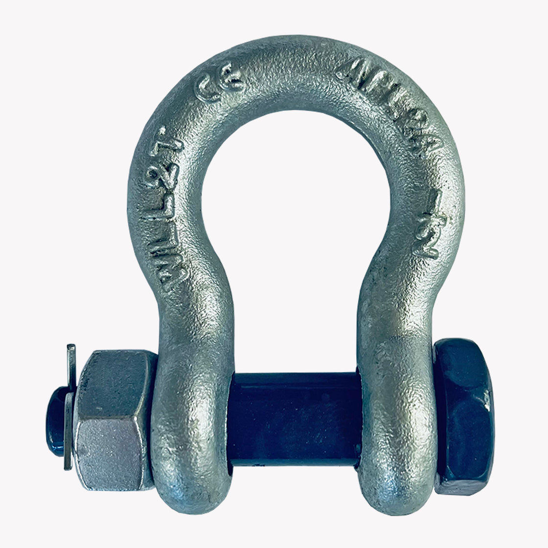 DROP FORGED SAFETY PIN BOW SHACKLE - US FEDERAL SPECIFICATION - PGS Supplies 21 Ltd