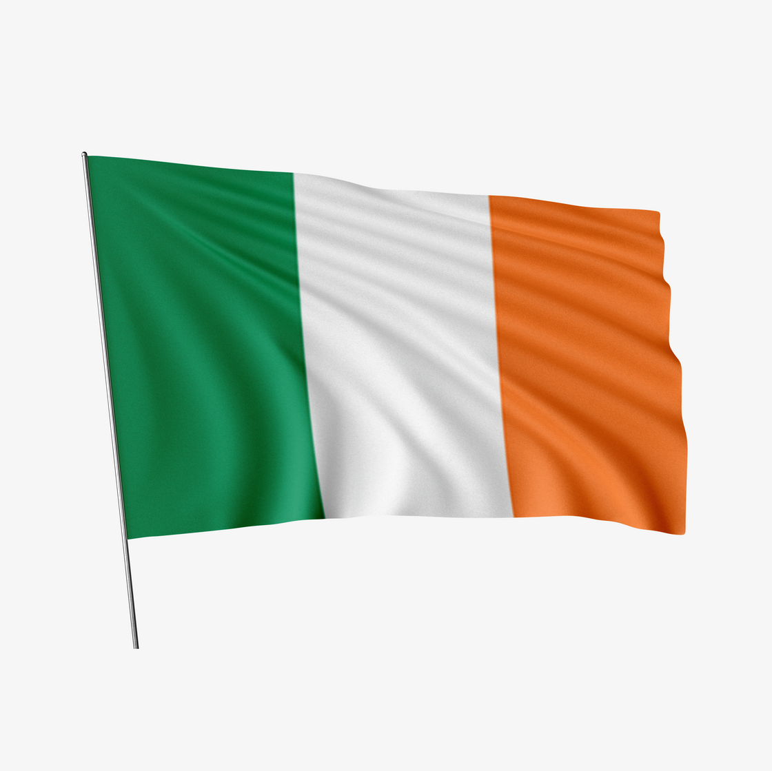 5FT X 3FT POLYESTER IRELAND FLAG - PGS Supplies 21 Ltd