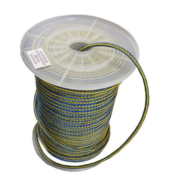 Braided polypropylene outlet rope